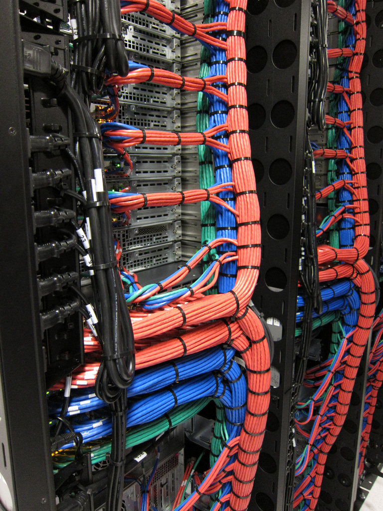 Organized Network Rack
